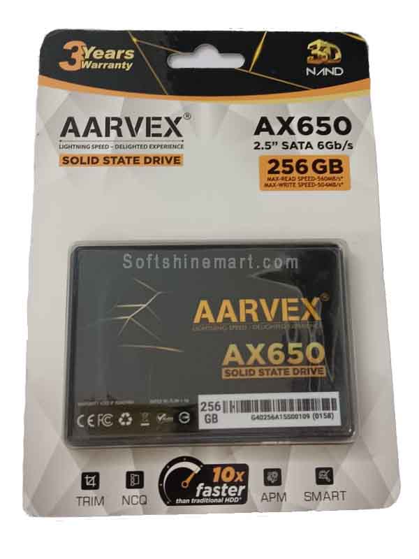 AARVEX -AX650 -SATA  256GB