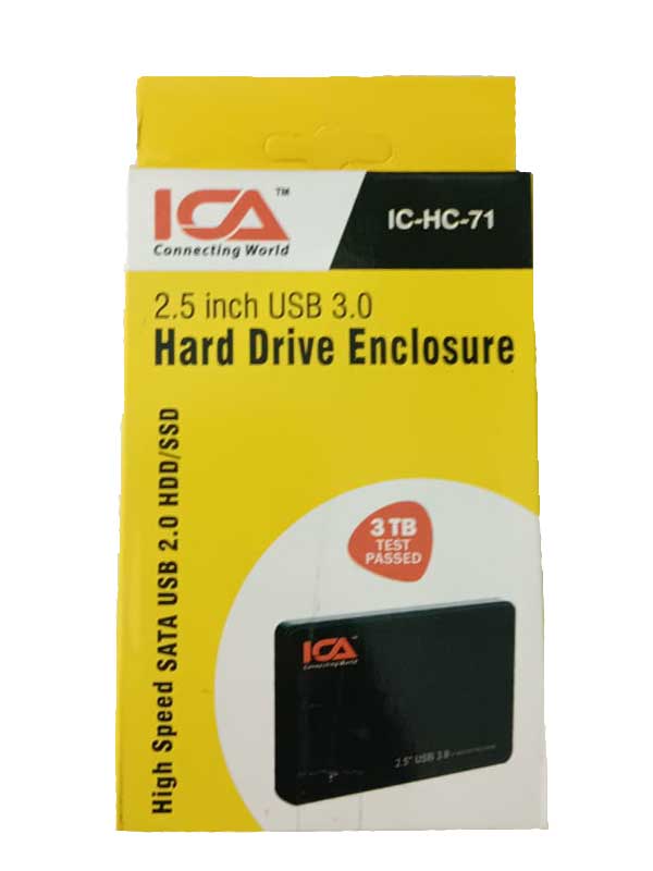 ICA Hard Drive Enclosure 2.5inch USB3.0